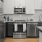 Kitchen with stainless appliances at The Grace at Tryon upscale apartments in Charlotte.